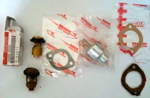 Spare parts for a Yanmar YSE 12